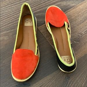 Dolce Vita mixed print flats